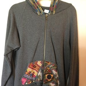 Johnny Was 4 Love and Liberty (XL) cotton jacket